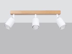 miniaturka Minimalistyczny Plafon CLARIS 3L Biały 3x LED IP20