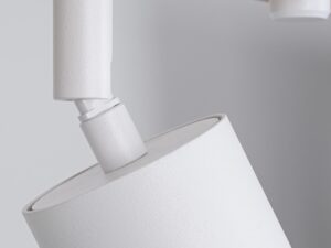 miniaturka Nowoczesny Plafon CLARIS 4 Biały 4x10W LED Stal/Drewno