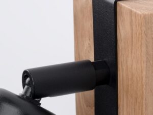 miniaturka Kinkiet Skandynawski Stal/Drewno Czarny – ZARA