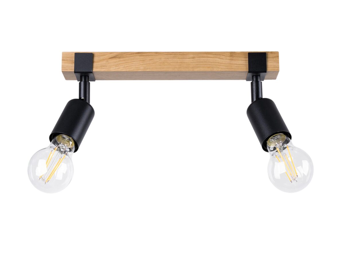 Oświetlenie Sufitowe Czarny Minimalizm – ZARA 2