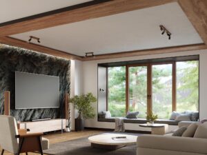 miniaturka Plafon Designerski Japandi 3x15W LED – ZARA 3