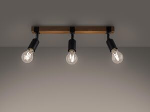 miniaturka Plafon Designerski Japandi 3x15W LED – ZARA 3