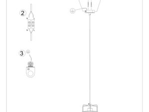 miniaturka Lampa Wisząca 15W LED Stylowa Czarna – GIZAR 1