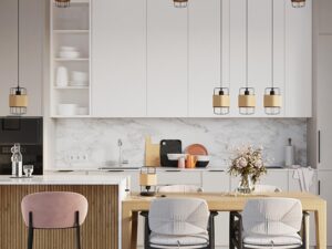 miniaturka Lampa Wisząca 15W LED Stylowa Czarna – GIZAR 1