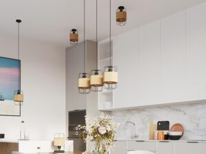miniaturka Lampa Wisząca 15W LED Stylowa Czarna – GIZAR 1