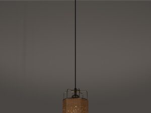 miniaturka Lampa Wisząca 15W LED Stylowa Czarna – GIZAR 1