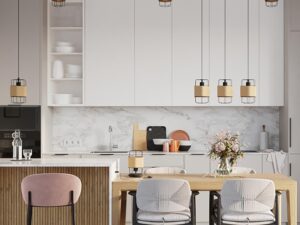 miniaturka Stylowa Lampa Wisząca 3x15W LED Czarna – GIZAR 3L