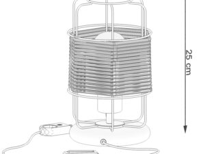 miniaturka Stylowa Lampa na Biurko 15W LED – GIZAR biurowa