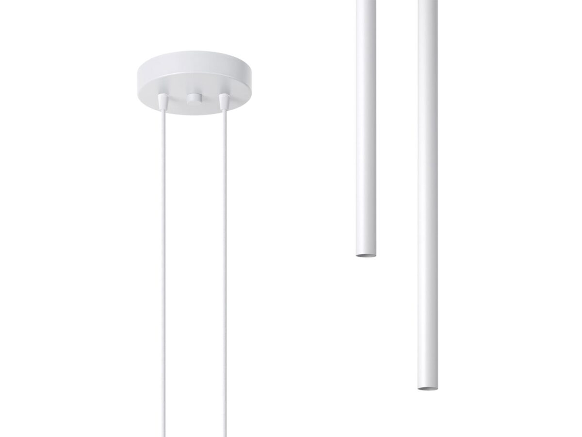 AUREO 2 Bianco Minimalistyczna Lampa Wisząca Kolor: Bianco Czarny Oro