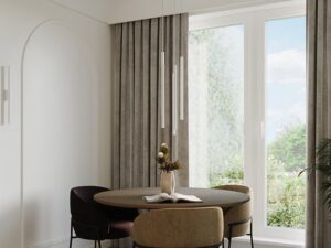 miniaturka AUREO 2 Bianco Minimalistyczna Lampa Wisząca Kolor: Bianco Czarny Oro