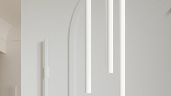 miniaturka AUREO 2 Bianco Minimalistyczna Lampa Wisząca Kolor: Bianco Czarny Oro