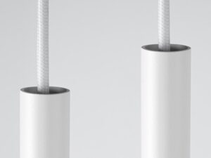 miniaturka AUREO 2 Bianco Minimalistyczna Lampa Wisząca Kolor: Bianco Czarny Oro