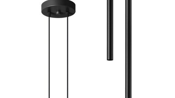 miniaturka AUREO 2 Bianco Minimalistyczna Lampa Wisząca Kolor: Bianco Czarny Oro