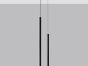 miniaturka AUREO 2 Bianco Minimalistyczna Lampa Wisząca Kolor: Bianco Czarny Oro