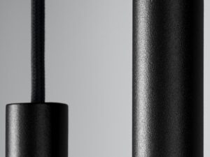 miniaturka AUREO 2 Bianco Minimalistyczna Lampa Wisząca Kolor: Bianco Czarny Oro