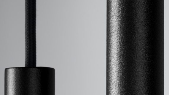 miniaturka AUREO 2 Bianco Minimalistyczna Lampa Wisząca Kolor: Bianco Czarny Oro