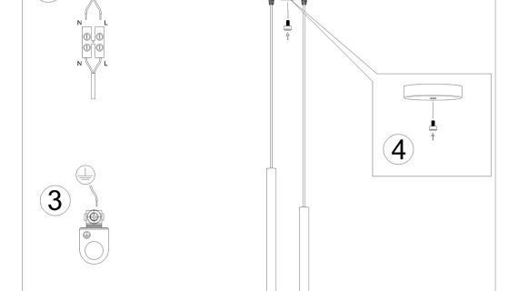 miniaturka AUREO 2 Bianco Minimalistyczna Lampa Wisząca Kolor: Bianco Czarny Oro