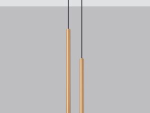 miniaturka AUREO 2 Bianco Minimalistyczna Lampa Wisząca Kolor: Bianco Czarny Oro