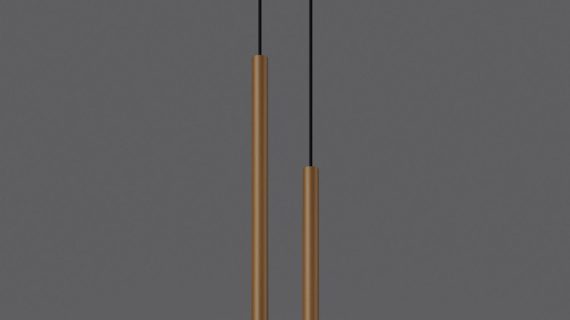 miniaturka AUREO 2 Bianco Minimalistyczna Lampa Wisząca Kolor: Bianco Czarny Oro