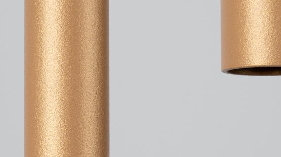 miniaturka AUREO 2 Bianco Minimalistyczna Lampa Wisząca Kolor: Bianco Czarny Oro