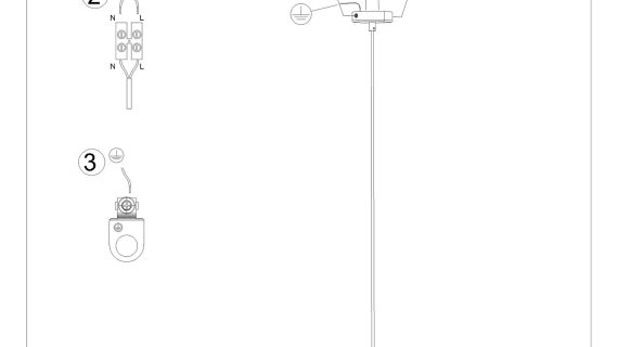 miniaturka Szaro-Czarna Lampa Wisząca MINI Betonowa E27