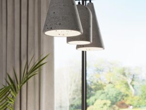 miniaturka Szaro-Czarna Lampa Wisząca MINI Betonowa E27