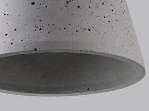 miniaturka Lampa Wisząca REFUGIO E27 Beton Szaro-Czarny 15W