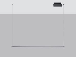 miniaturka Lampa Wisząca VEGA 120 LED Czarna 3000K Loft