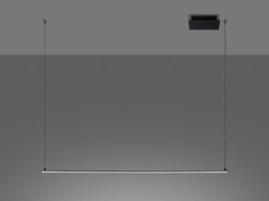 miniaturka Lampa Wisząca VEGA 120 LED Czarna 3000K Loft