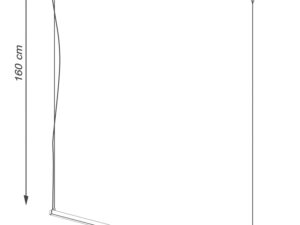 miniaturka Lampa Wisząca SIRIUS 120 LED Aluminium Czarny