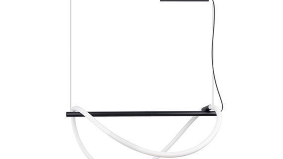 NEBULA 84 LED Czarna Lampa Wisząca Nowoczesna