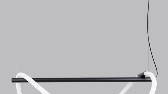 miniaturka NEBULA 84 LED Czarna Lampa Wisząca Nowoczesna