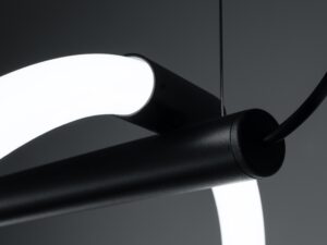 miniaturka NEBULA 84 LED Czarna Lampa Wisząca Nowoczesna