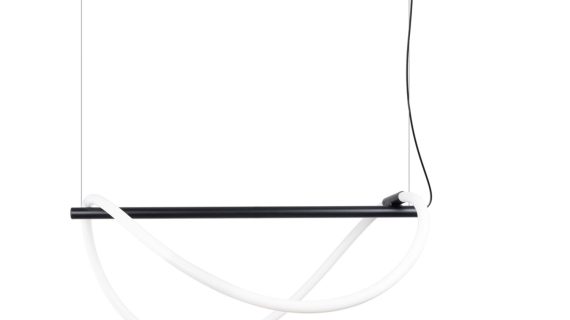 miniaturka NEBULA 84 LED Czarna Lampa Wisząca Nowoczesna