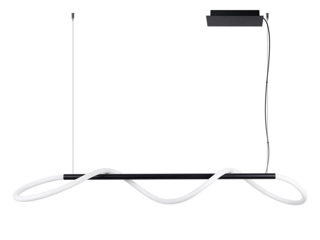 Czarna Lampa Wisząca LED NEBULA 148 Wysokie CRI90