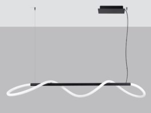 miniaturka Czarna Lampa Wisząca LED NEBULA 148 Wysokie CRI90