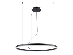 Elegancki Żyrandol LED ORION 80 Czarny 4345lm