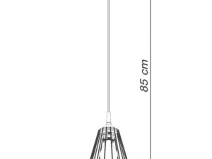 miniaturka Elegancka Lampa LEYLAND 1 Chromowa GU10 10W LED