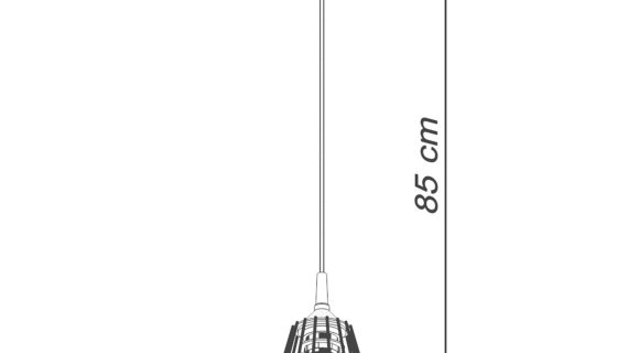 Elegancka Lampa LEYLAND 1 Chromowa GU10 10W LED - obrazek 9