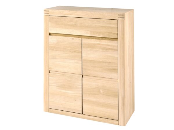 Komoda z czterema frontami i uchwytem ukrytym