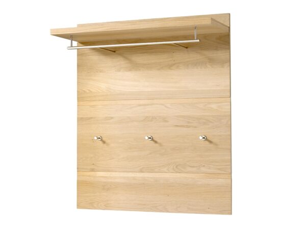 Panel wieszakowy z półką i trzema haczykami