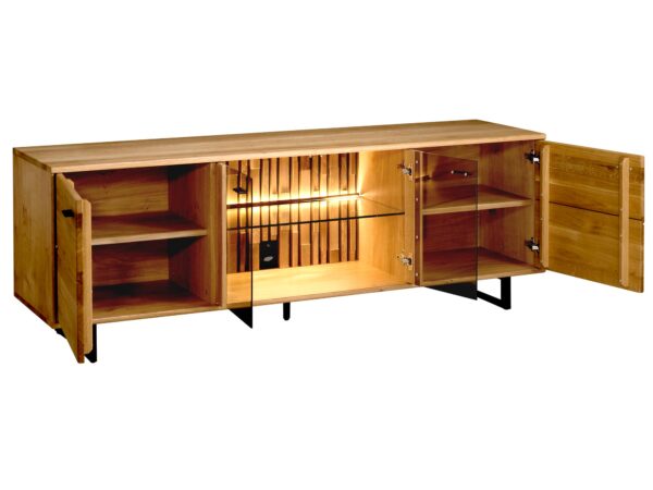 Szafka RTV z szufladami i półkami – elegancki mebel do salonu