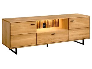 Szafka Rtv Na Nóżkach Czarnych Prego