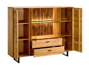 miniaturka Nowoczesna Komoda z Lamelami Prego