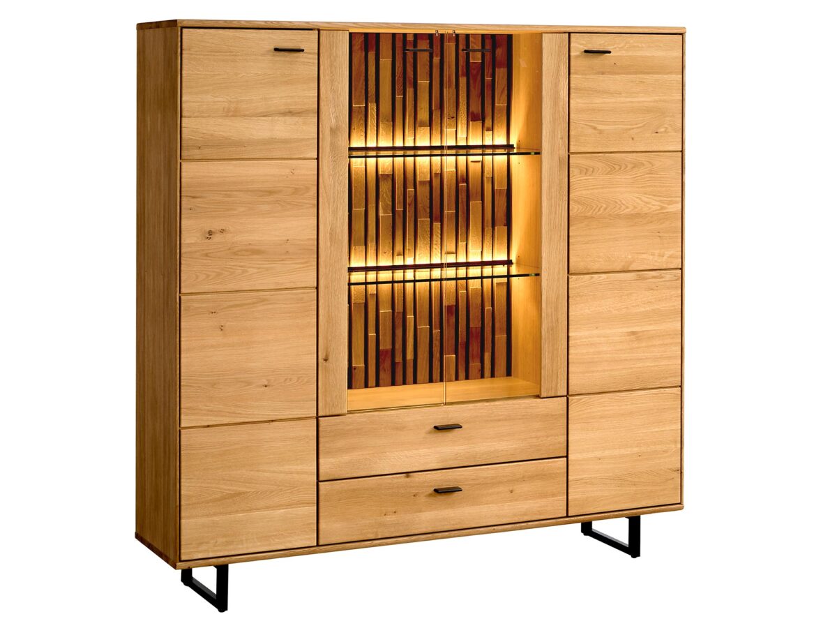 Podświetlona Witryna na Nóżkach Prego