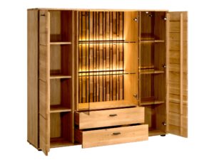 miniaturka Drewniana Witryna z Lamelami Prego