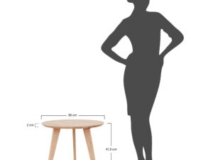 miniaturka Ława Dębowa Okrągła 50 cm Oakwood