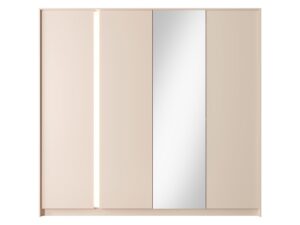 miniaturka Subtelna Beżowa Szafa Solezza do Sypialni