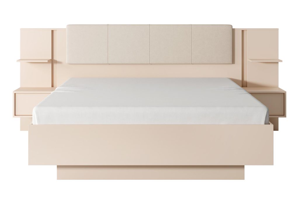 Nowoczesne Łóżko ze Stolikami Nocnymi Solezza