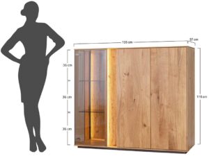 miniaturka Niska Olejowana Witryna Zenovia